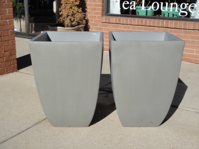 Two Large Outdoor Planters