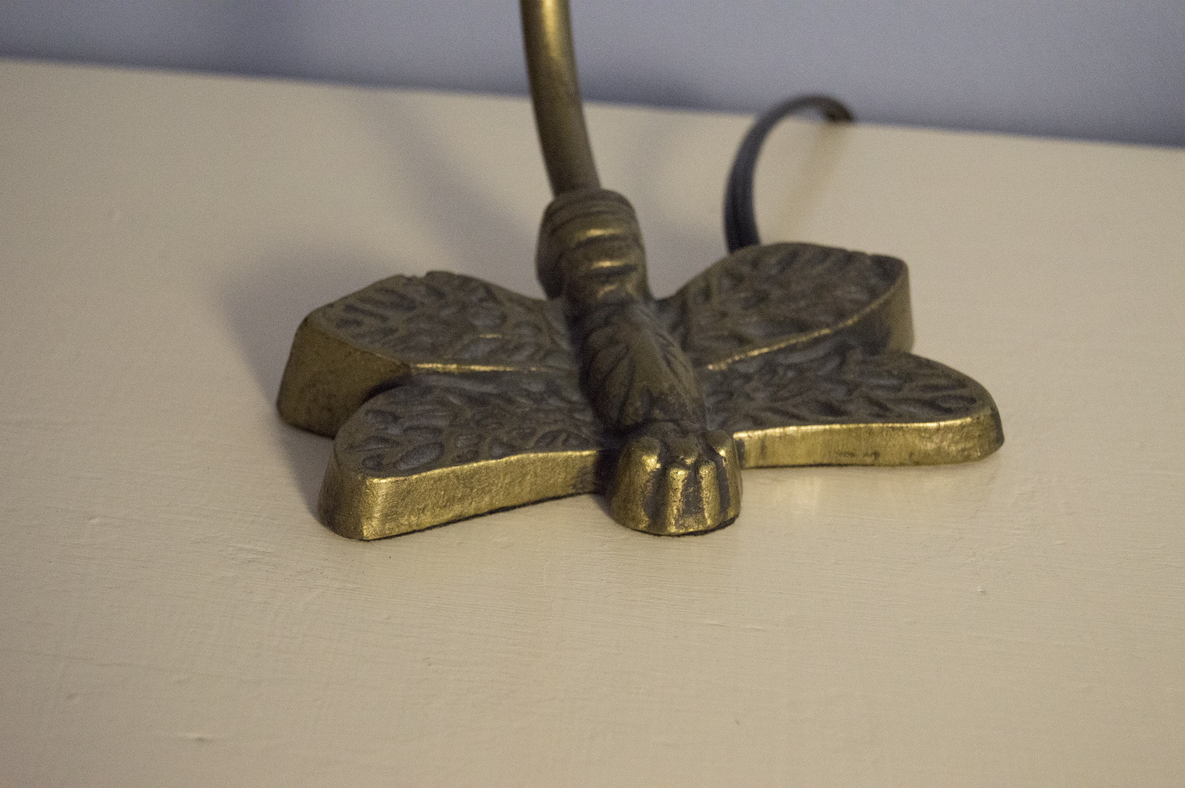 Elements Dragonfly Stained Glass Desk Lamp