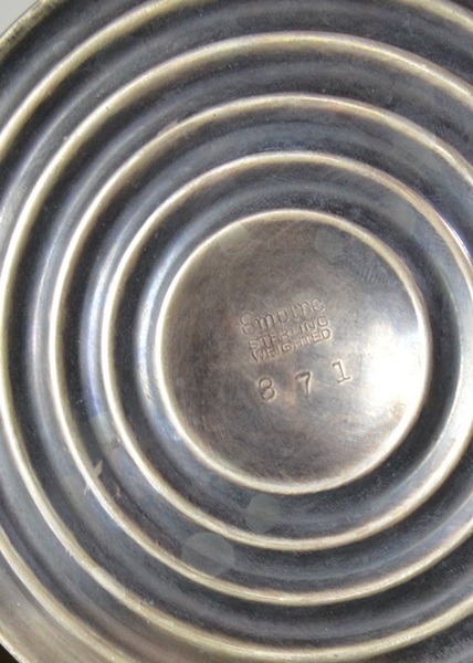 Pair of Empire Weighted Sterling Silver Candlsticks