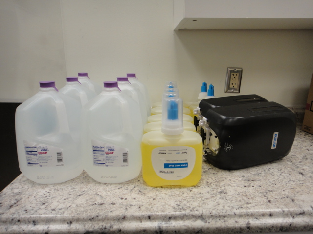 Motion Sensor Soap Dispensers & Soap