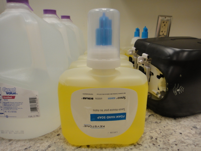 Motion Sensor Soap Dispensers & Soap