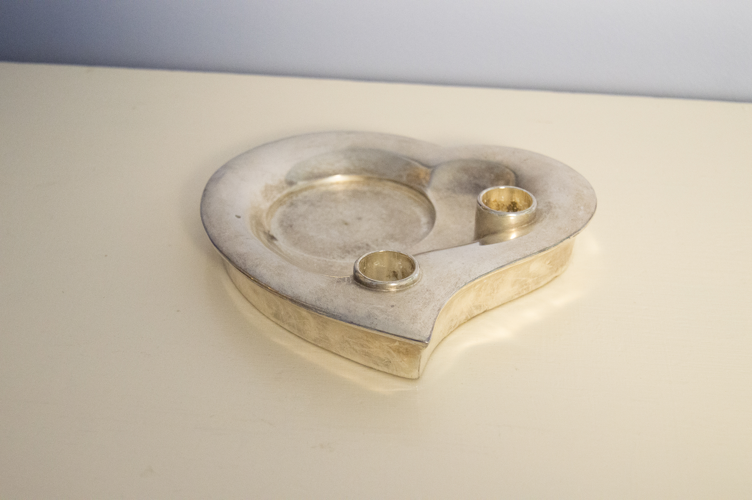 Lenox "Wedding Promises Unity" Silver Plate Candle Holder