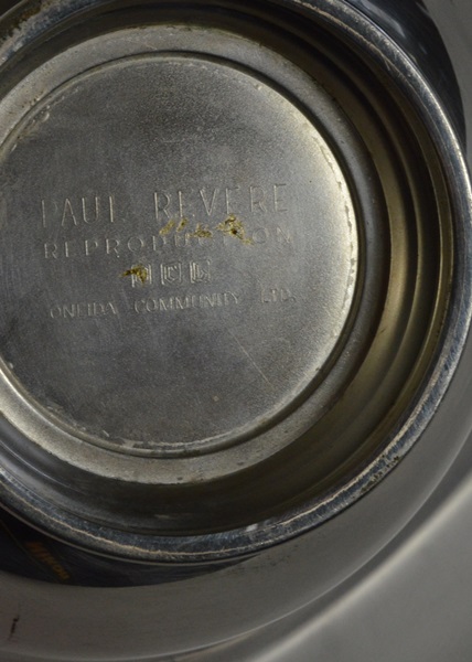 Set of Six Paul Revere Silver Plate Bowls