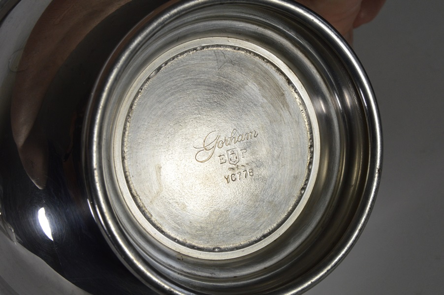 Set of Six Paul Revere Silver Plate Bowls