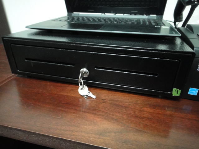 Lenovo Laptop, TSP-100 Futureprint, Bar Code Guns + Cash Box