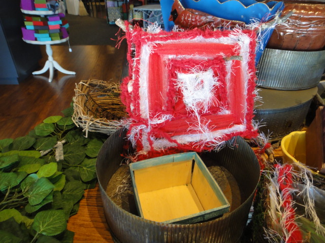 Silk Greenery and Flower Pots
