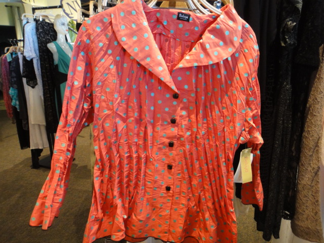 Clothing Rack Filled With New Women's Designer Clothes Size "L"