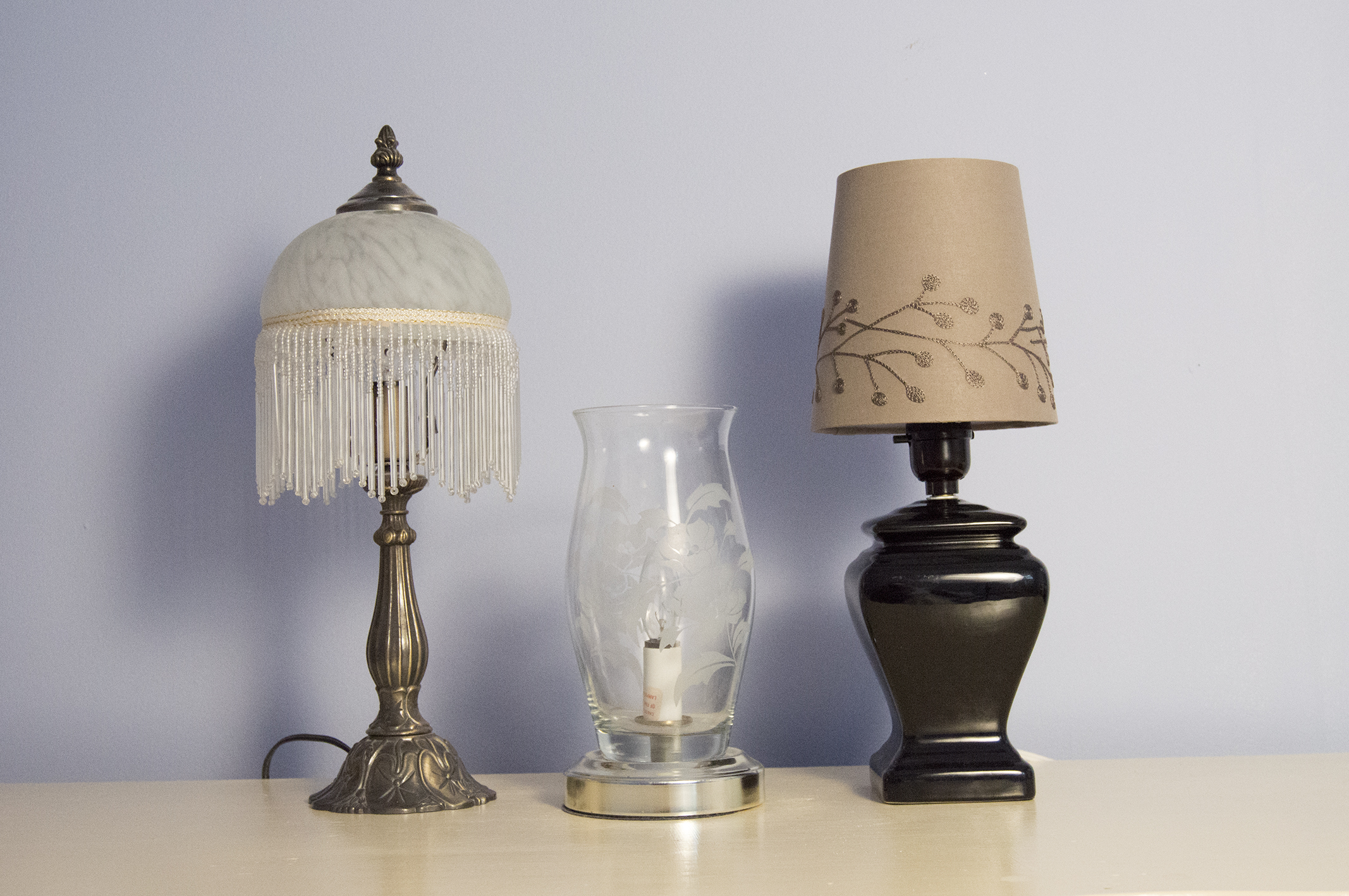 Trio of Table Lamps