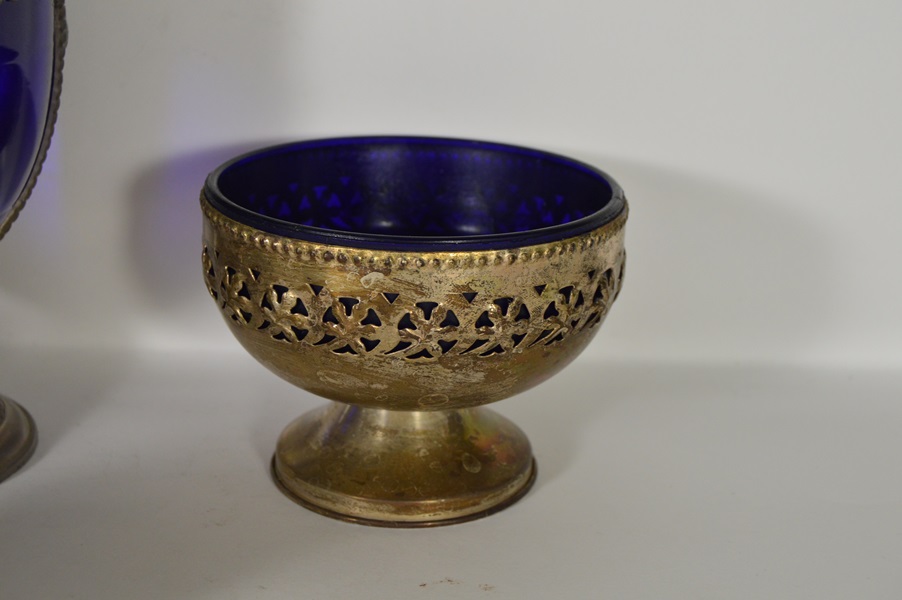 Assortment of Antique Silver Plate Items