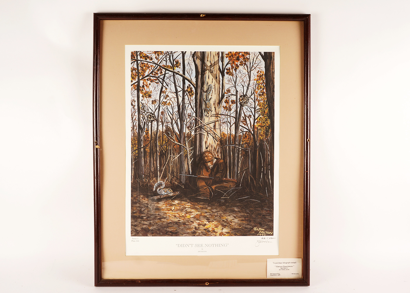 Framed Signed and Numbered Prints by Jim Hilton
