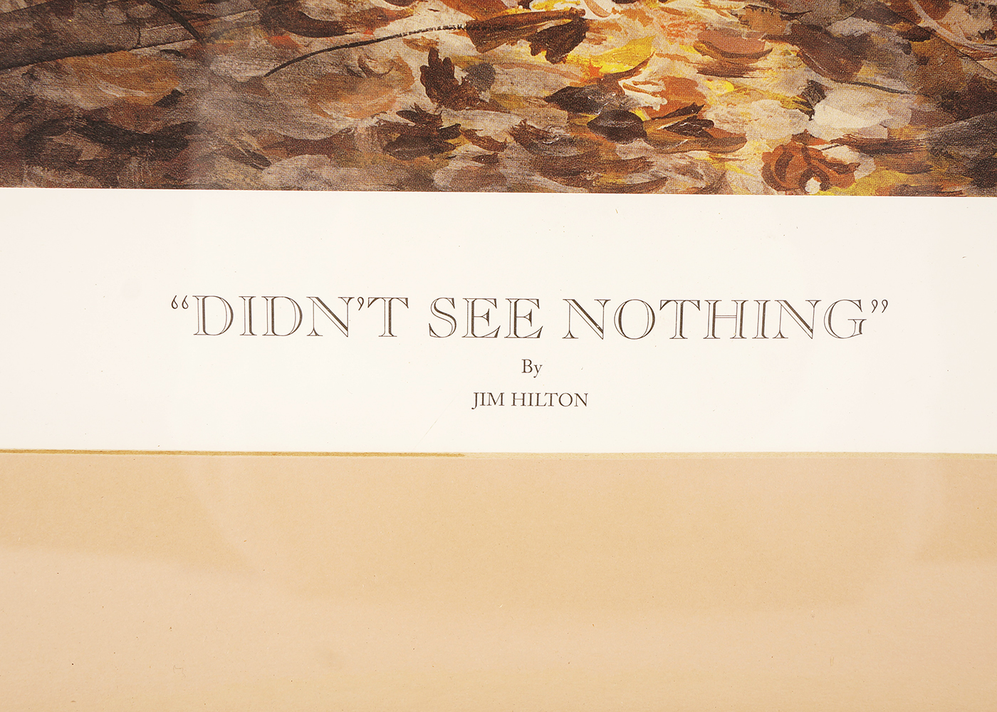 Framed Signed and Numbered Prints by Jim Hilton