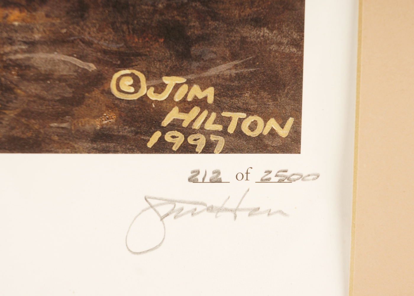 Framed Signed and Numbered Prints by Jim Hilton