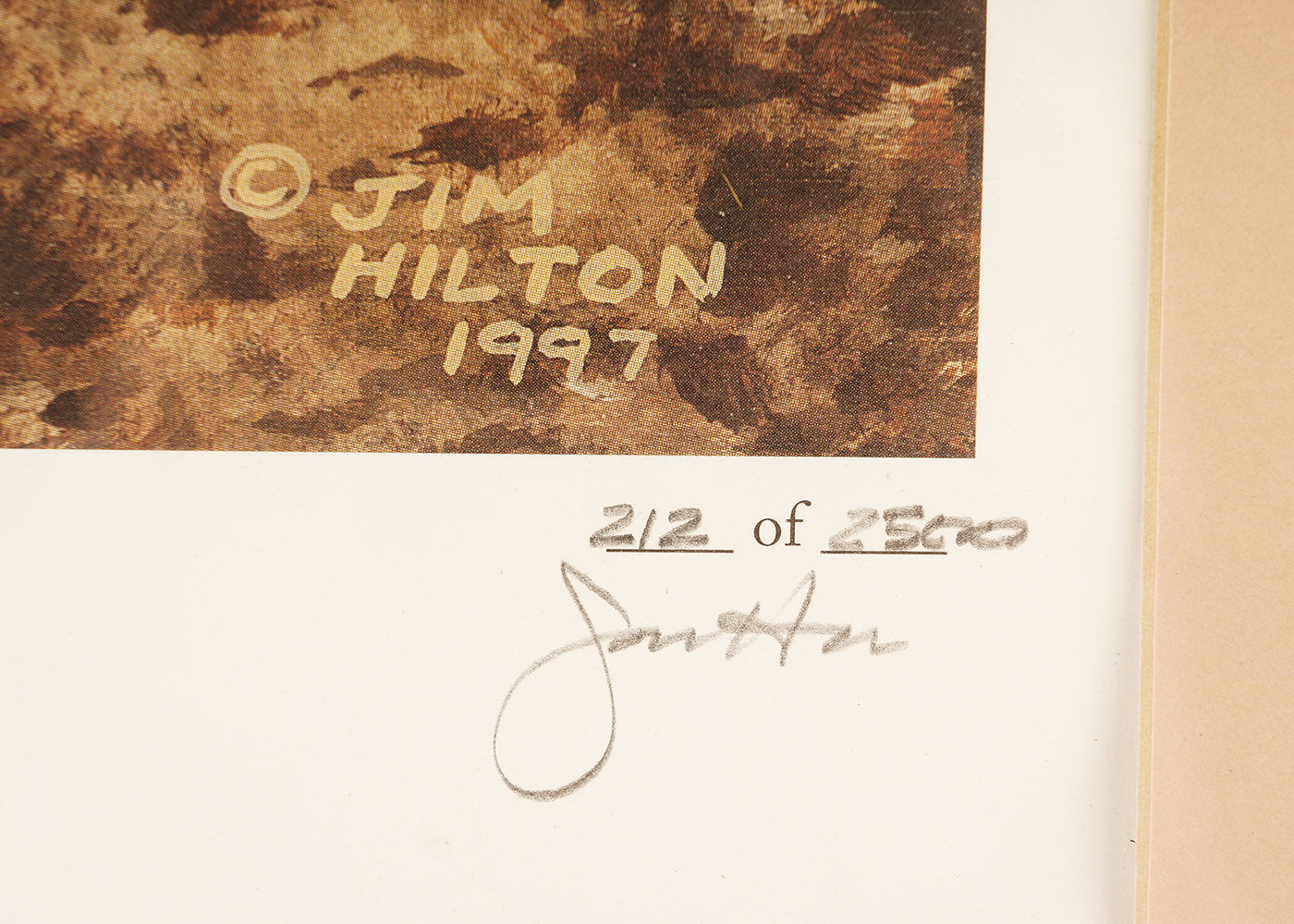 Framed Signed and Numbered Prints by Jim Hilton