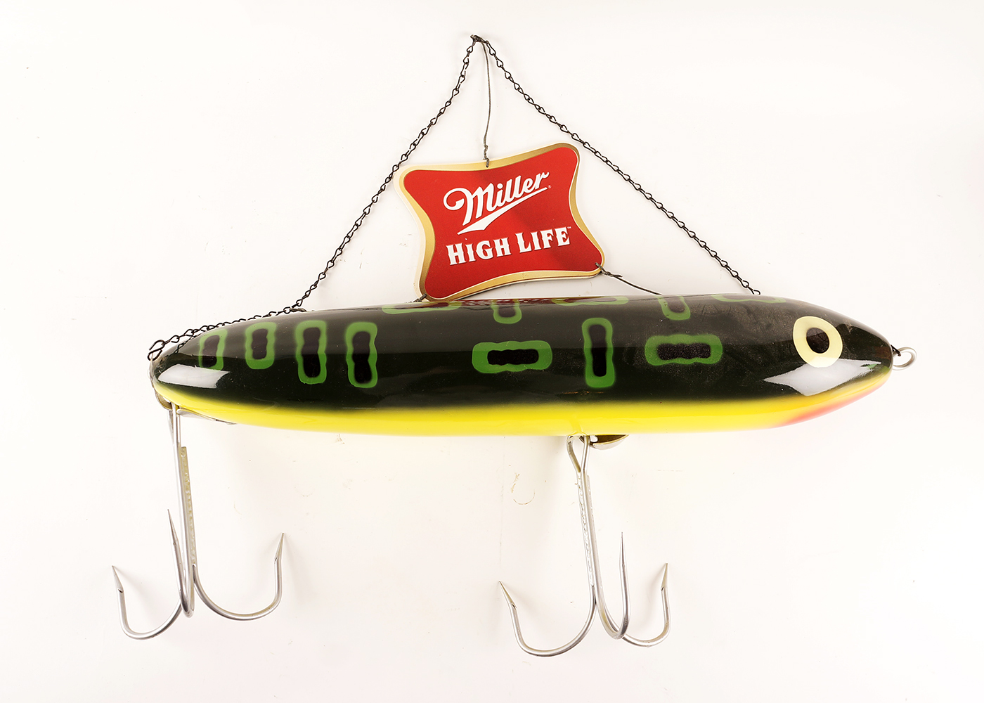 Miller High Life Lite and Heddon Lure Company Sign