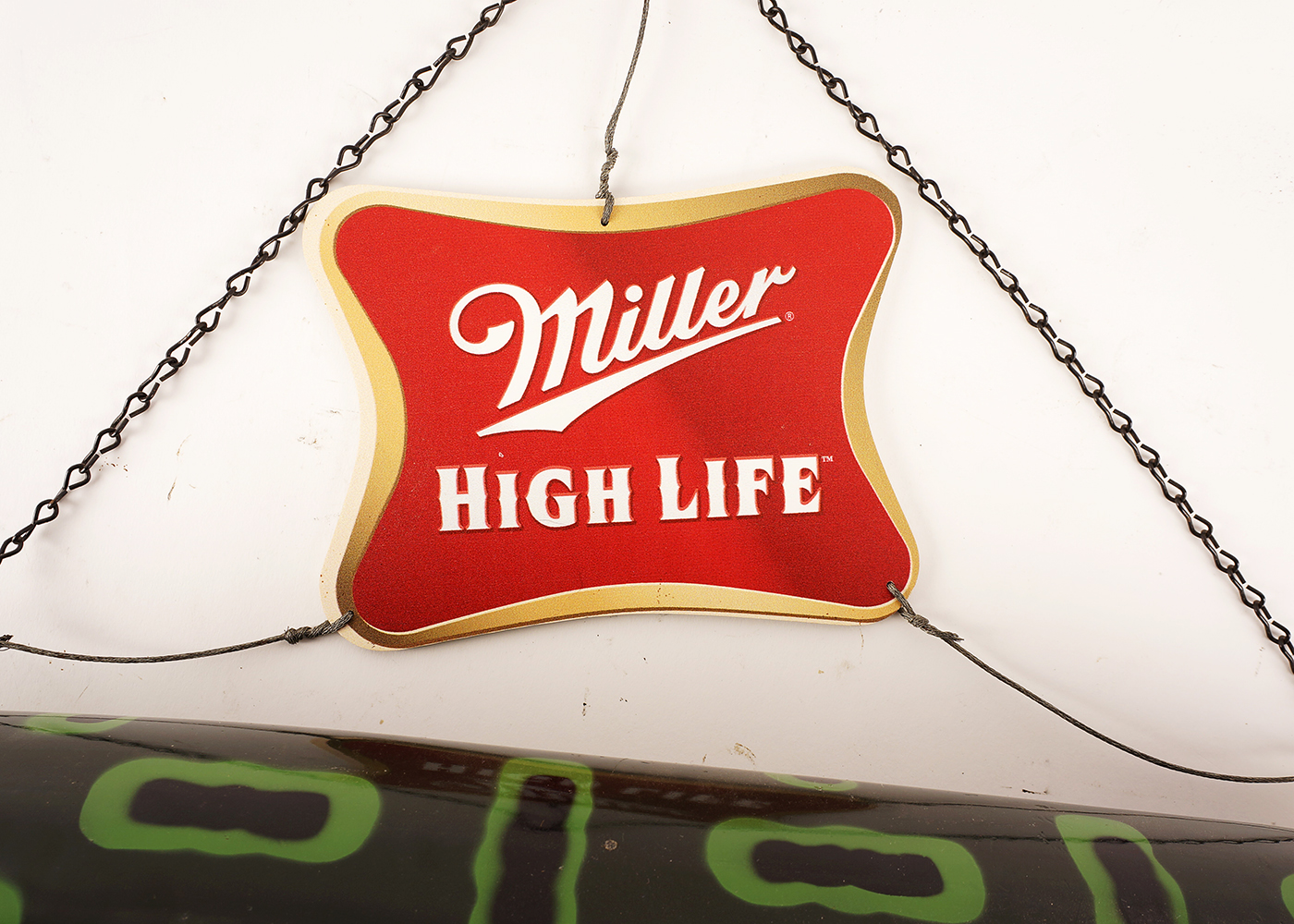 Miller High Life Lite and Heddon Lure Company Sign