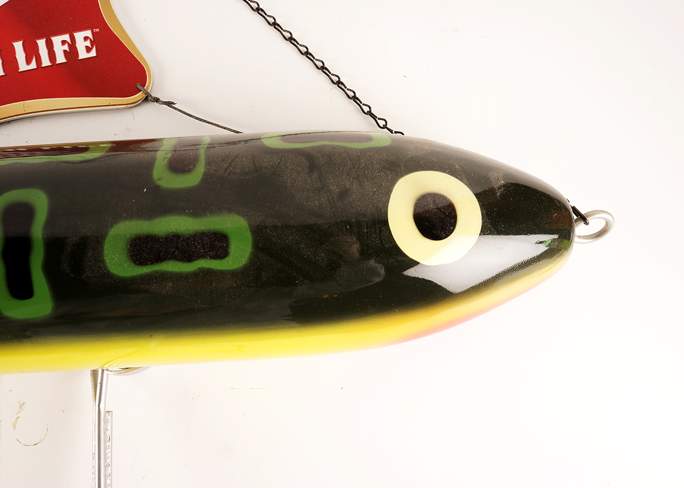 Miller High Life Lite and Heddon Lure Company Sign