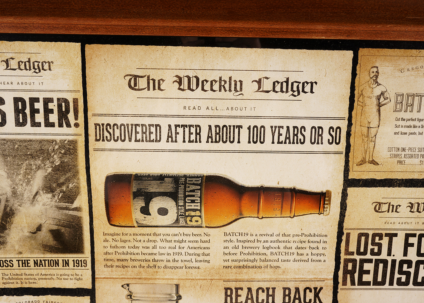 Advertisement Bar Mirrors