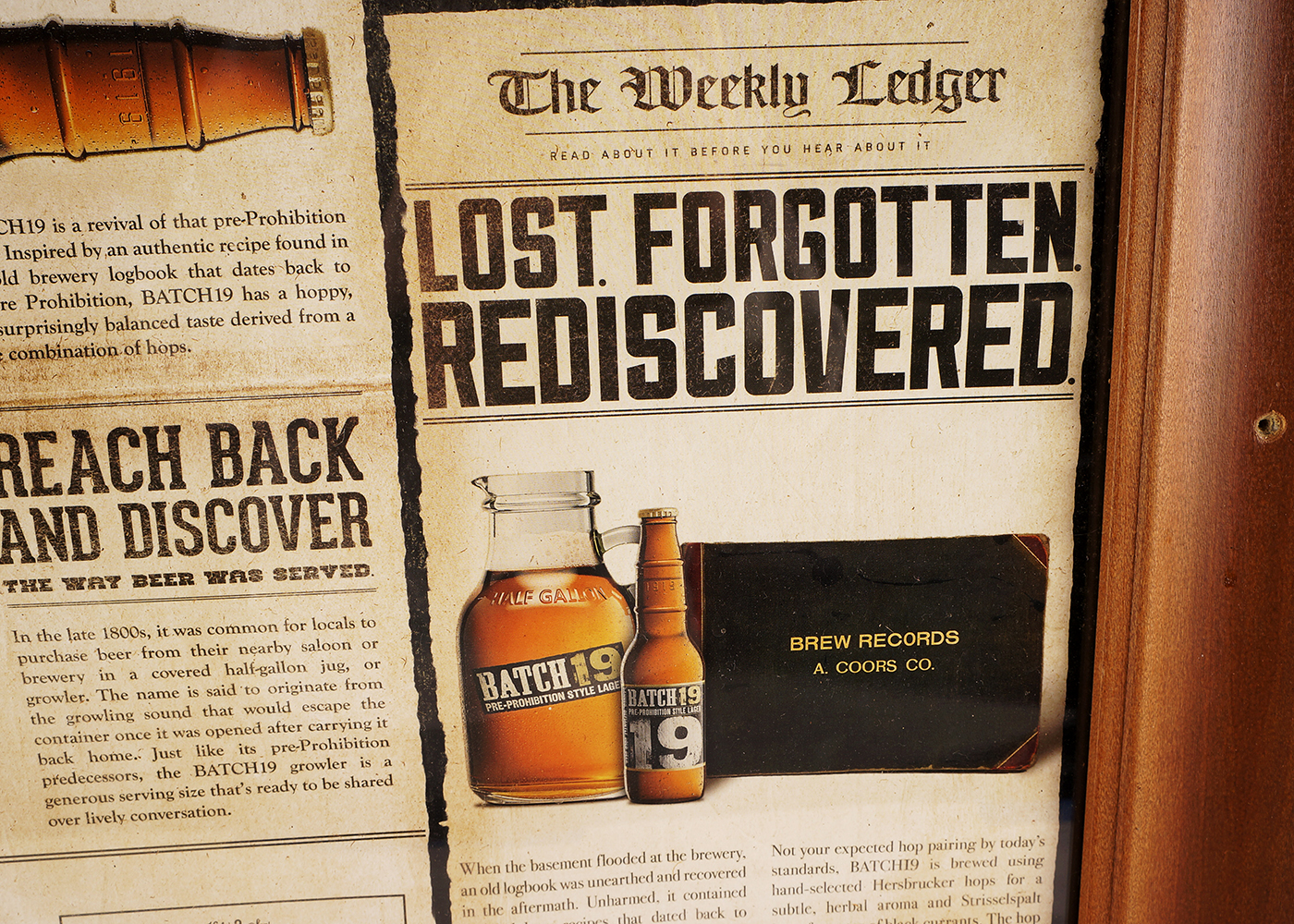 Advertisement Bar Mirrors