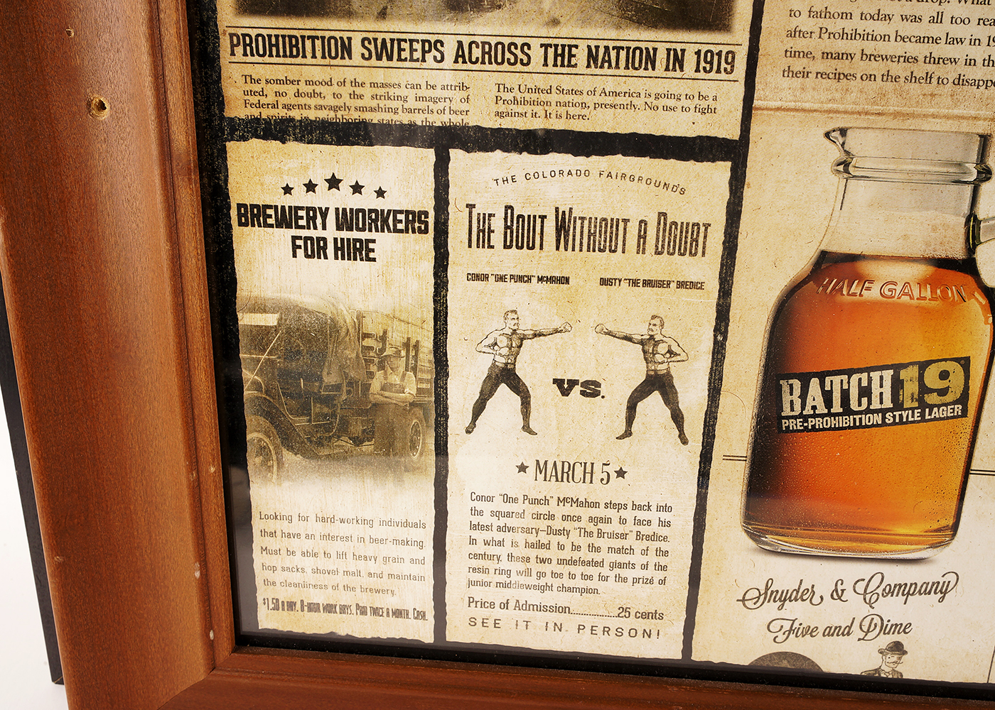 Advertisement Bar Mirrors