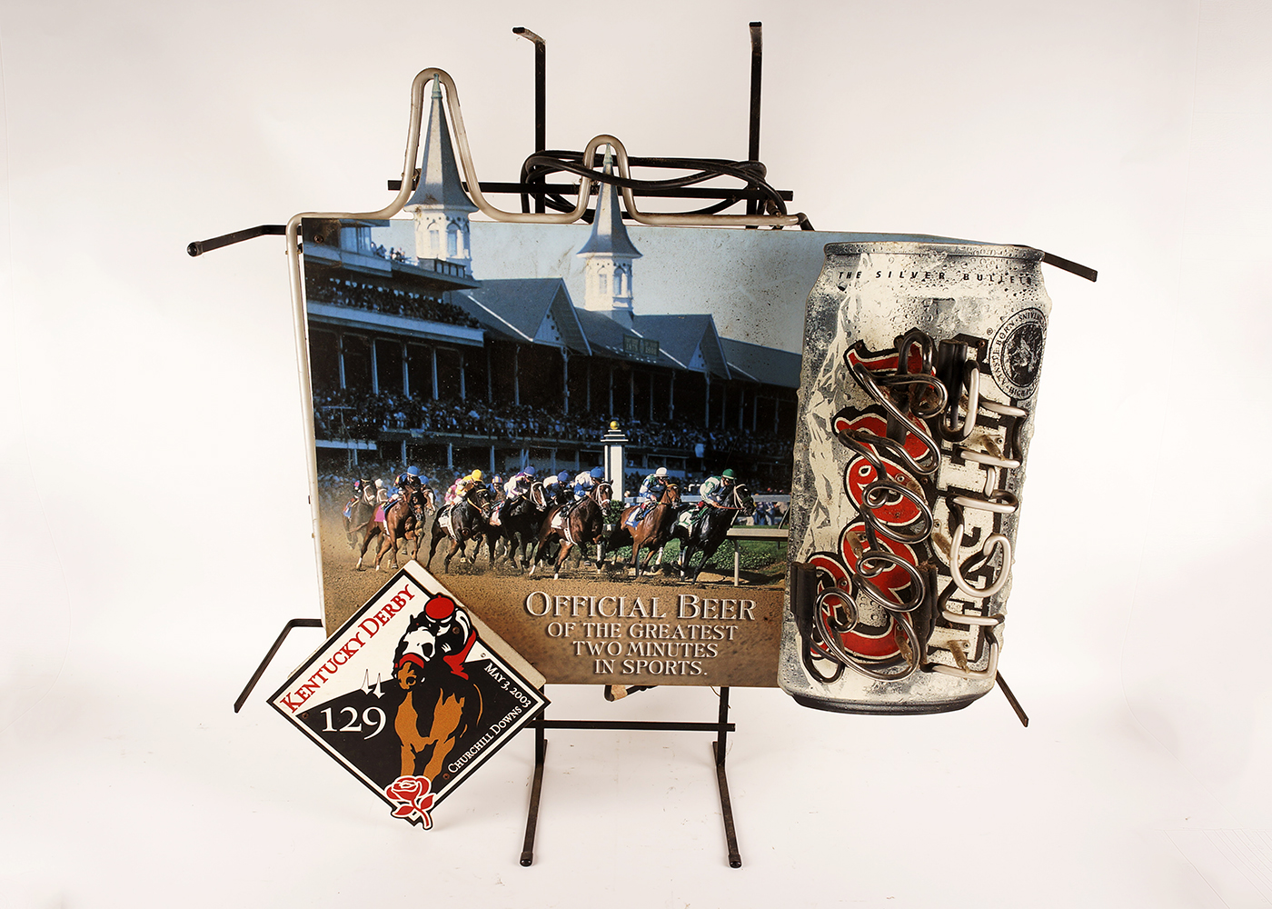 Coors Light Kentucky Derby Themed Neon Sign