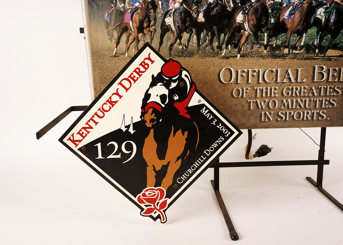 Coors Light Kentucky Derby Themed Neon Sign