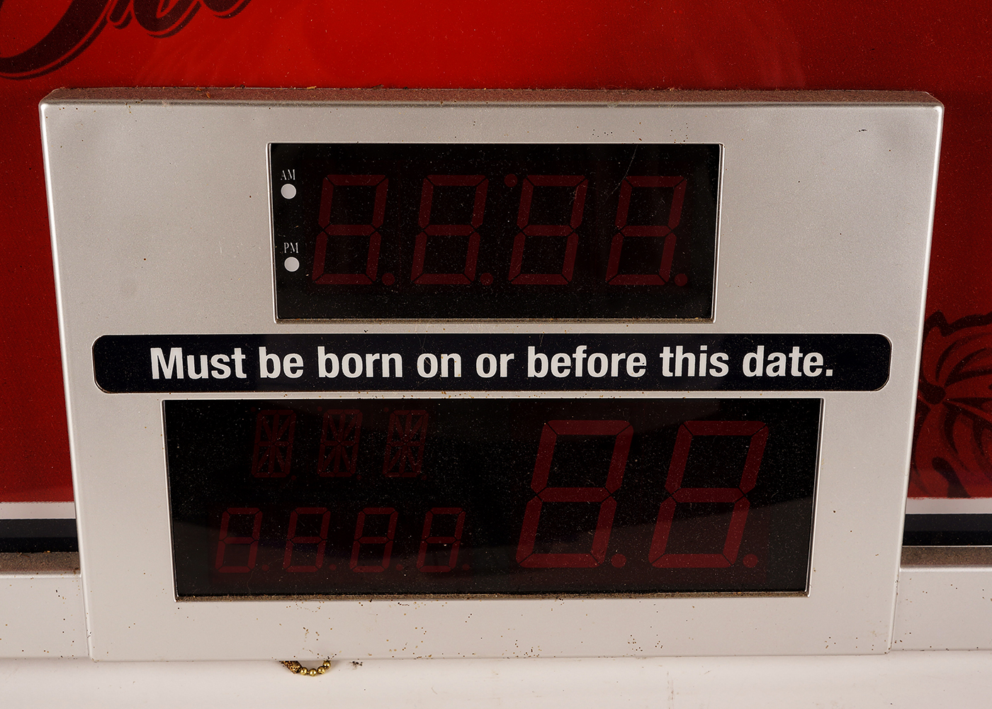 "WE I.D." Digital Readout Bar Sign