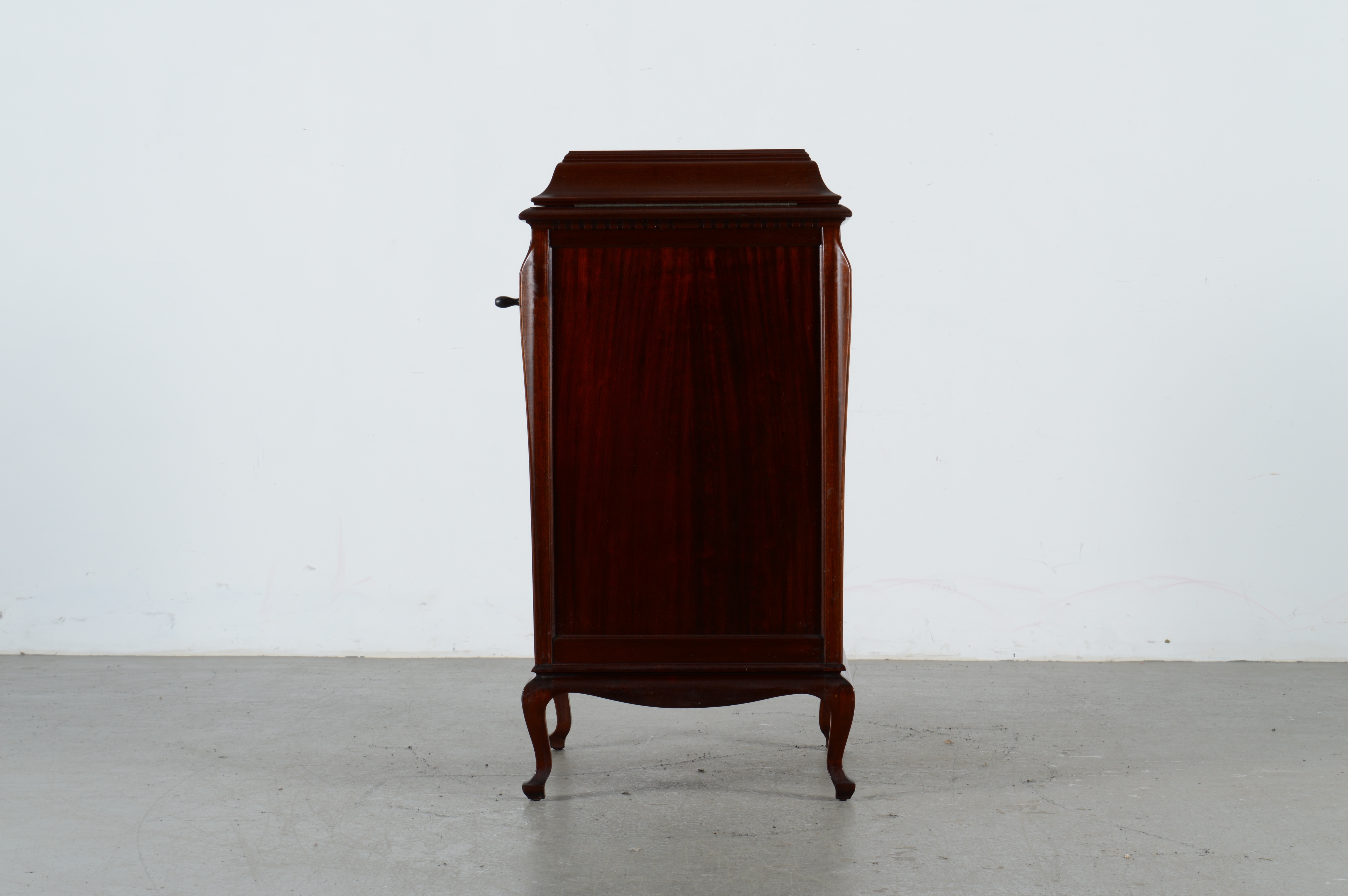 Vintage Mahogany Talking Machine by Melotone