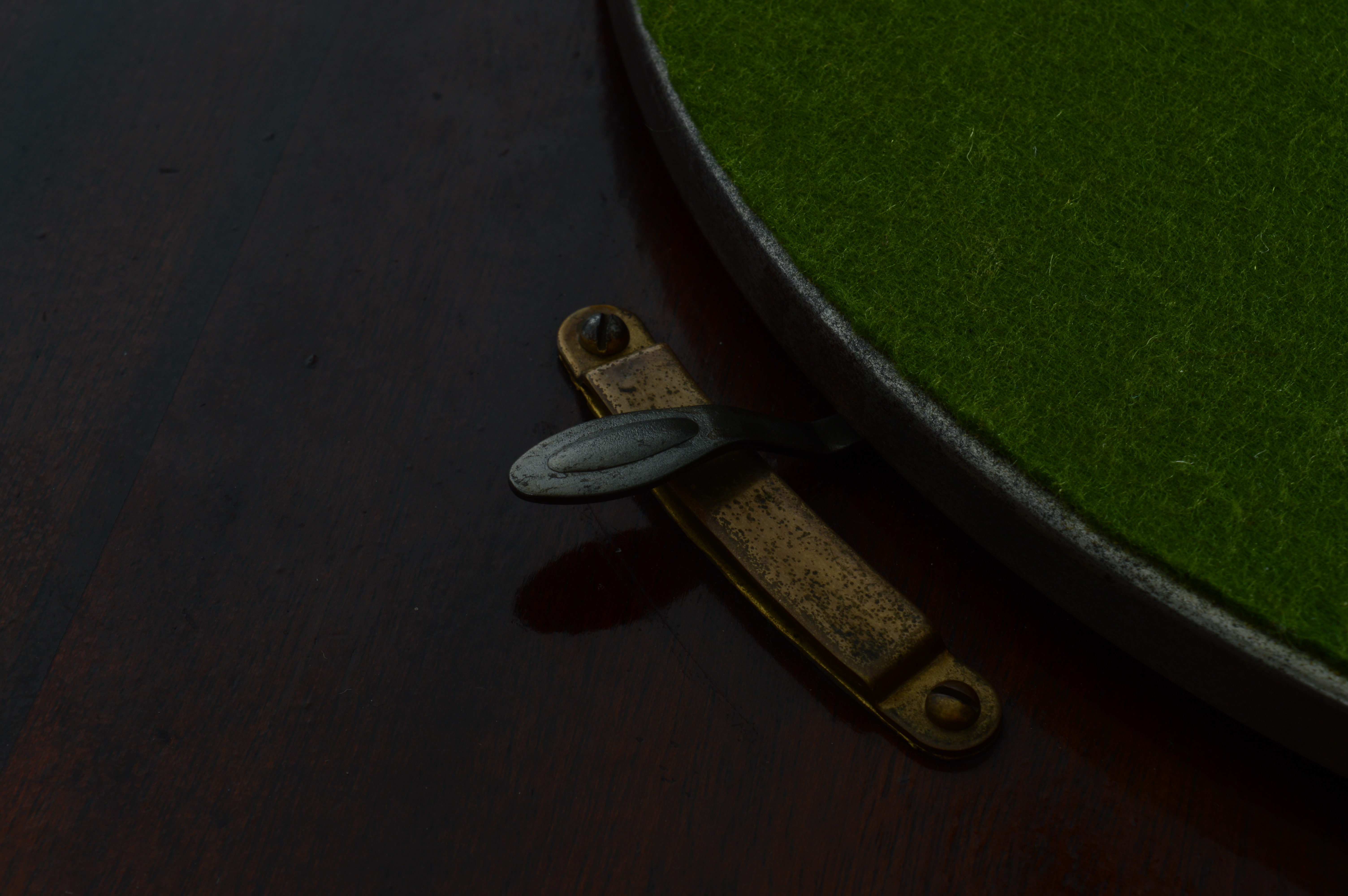 Vintage Mahogany Talking Machine by Melotone