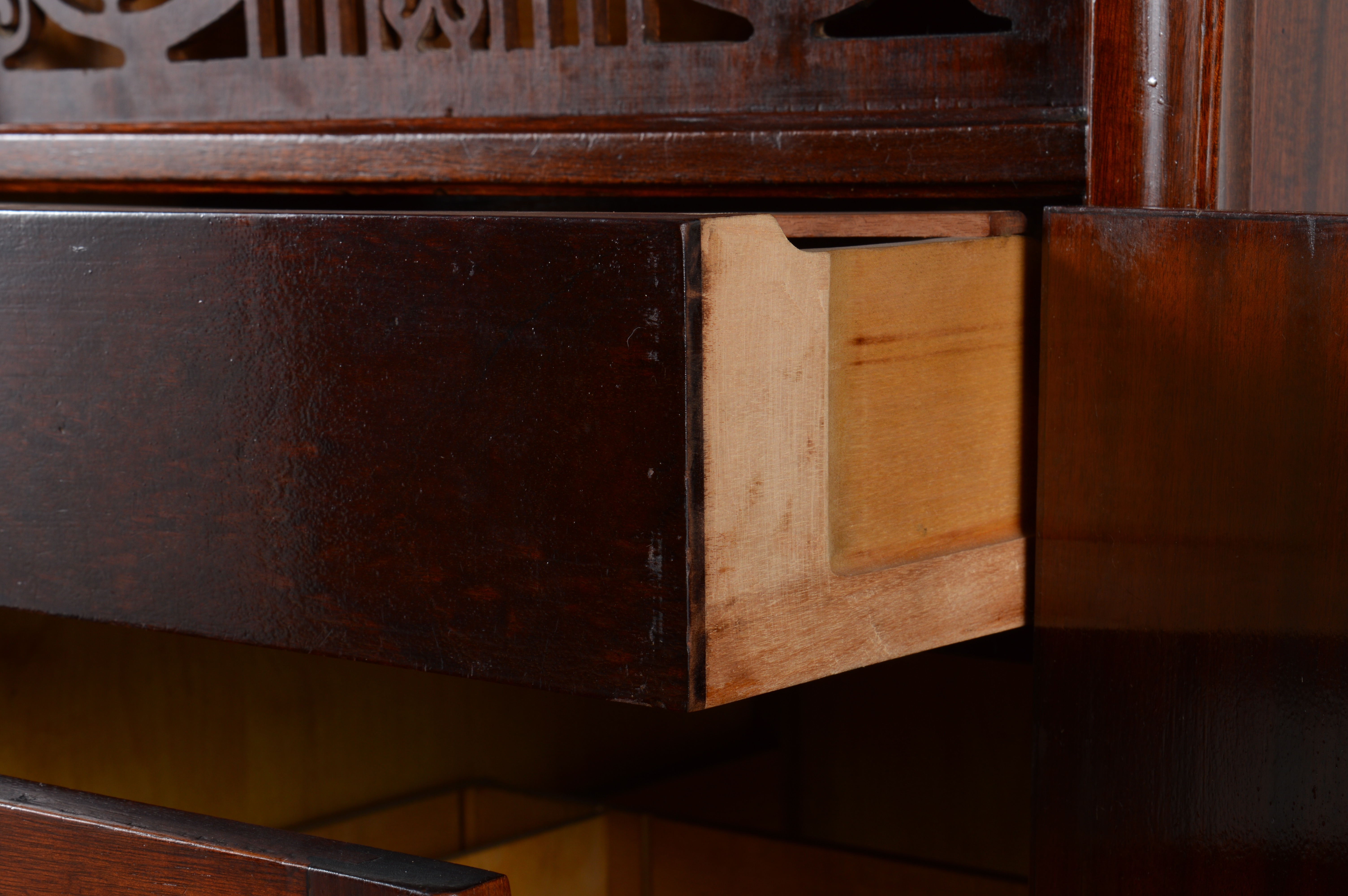 Vintage Mahogany Talking Machine by Melotone