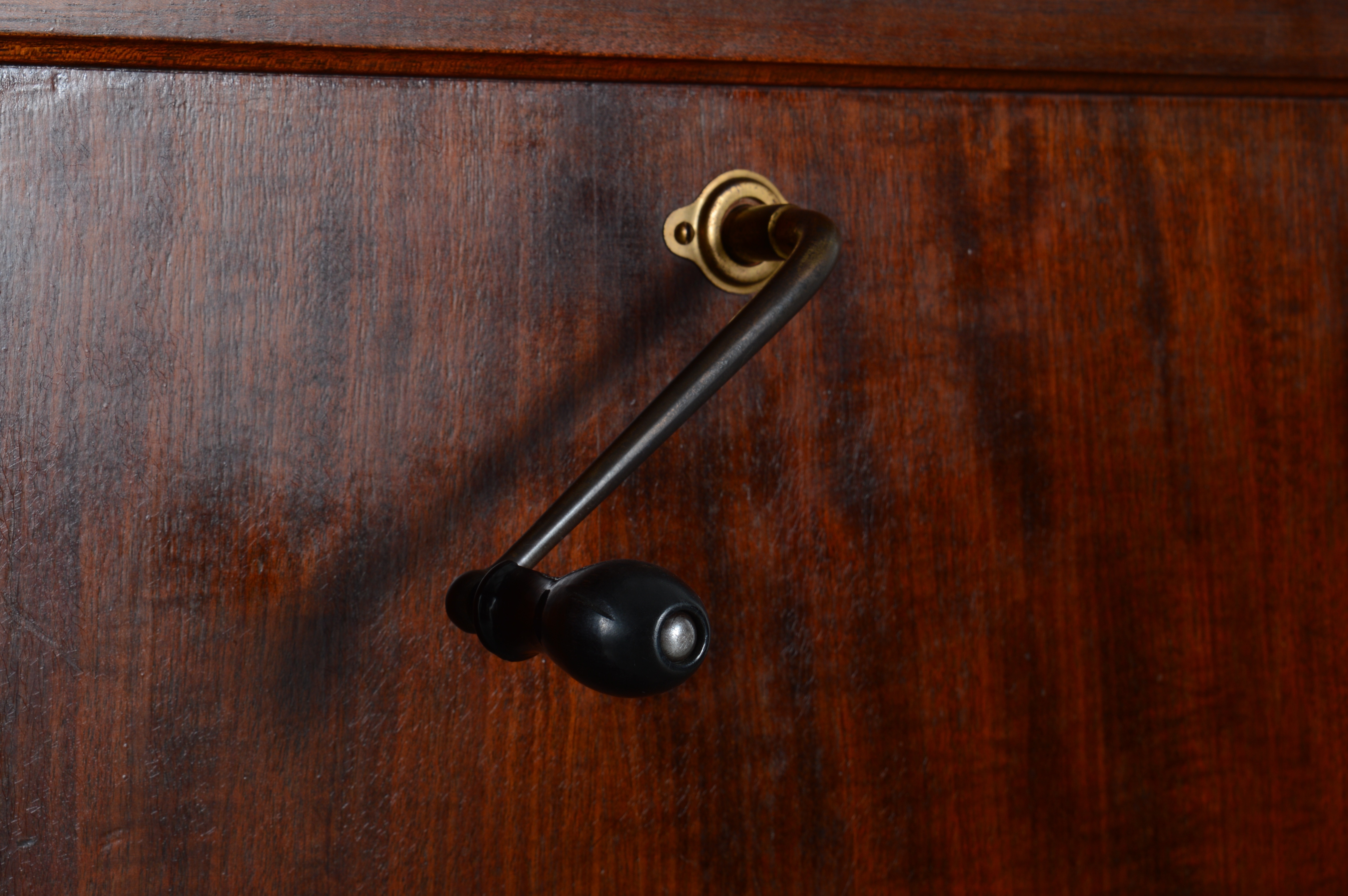 Vintage Mahogany Talking Machine by Melotone