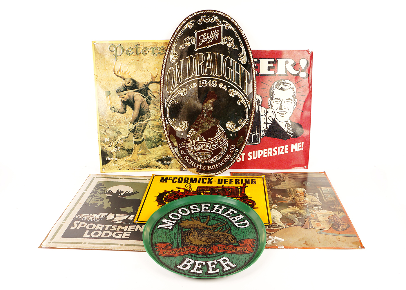 Small Metal Bar Sign Collection