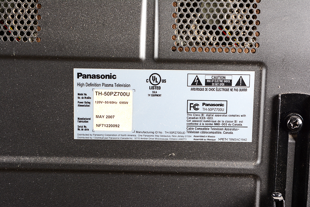 Panasonic 50" 1080p Television