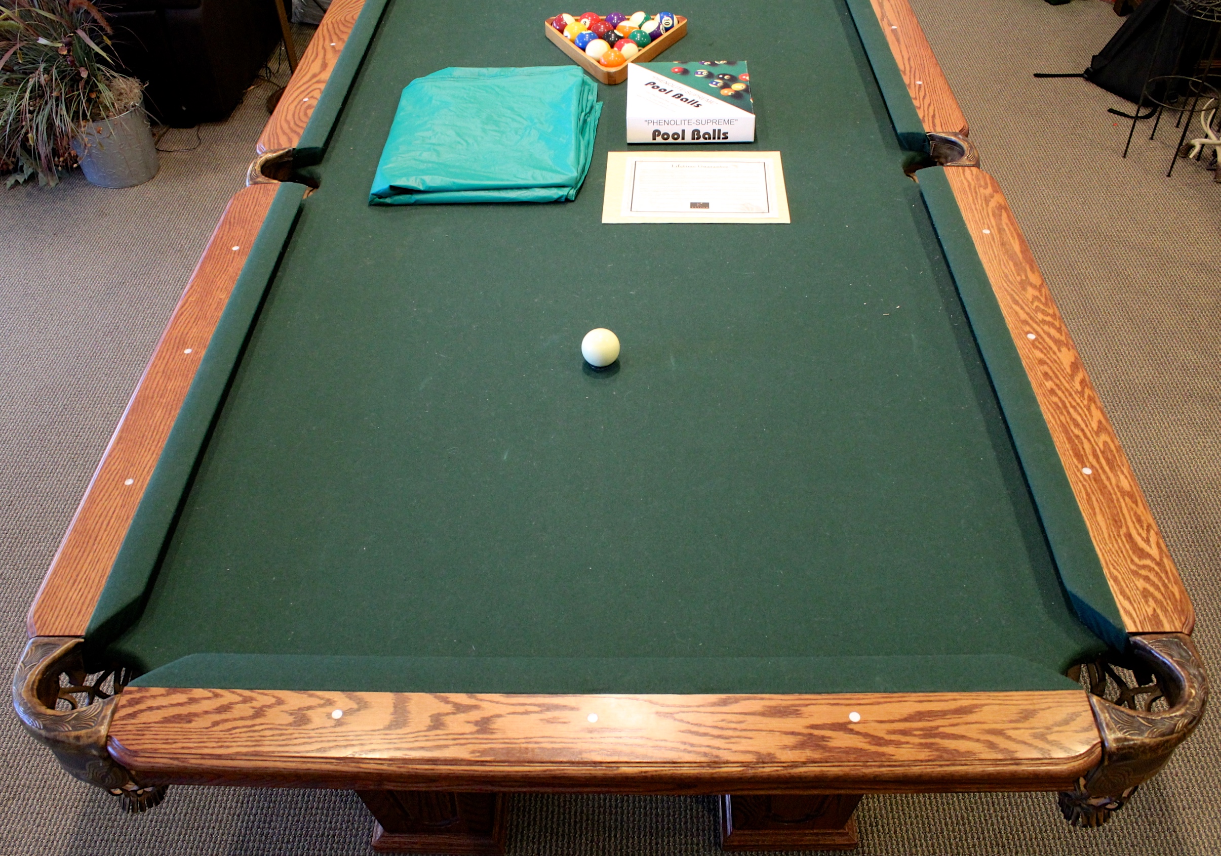 Kasson Oak Billiards Table