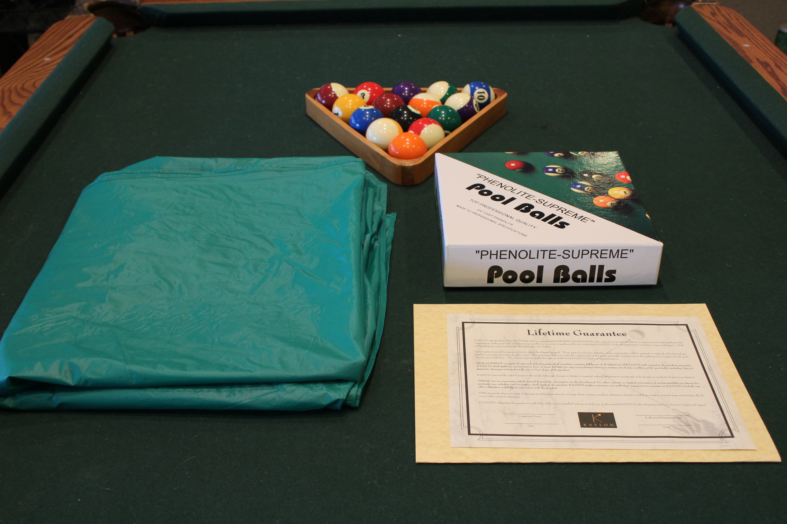 Kasson Oak Billiards Table