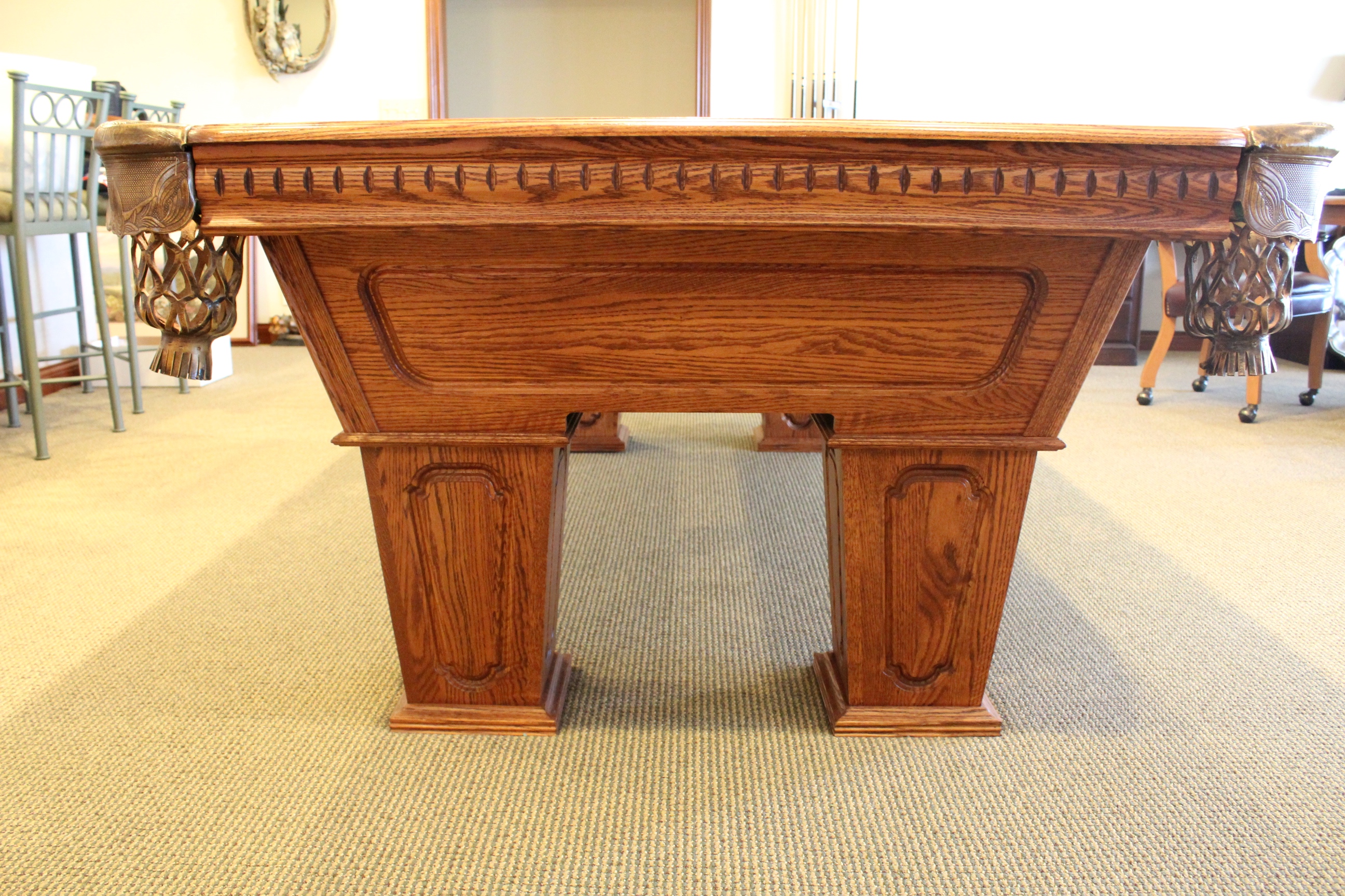 Kasson Oak Billiards Table