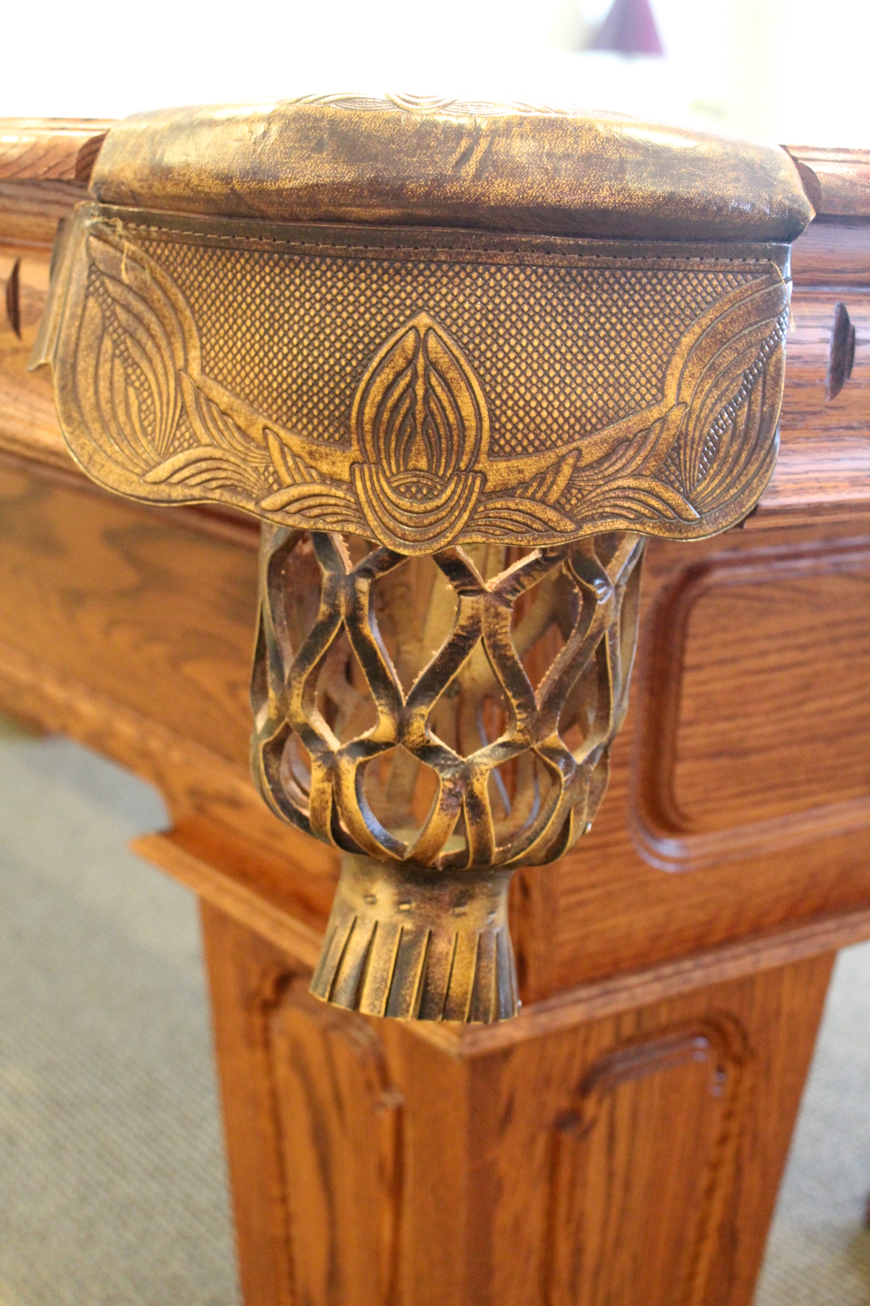 Kasson Oak Billiards Table