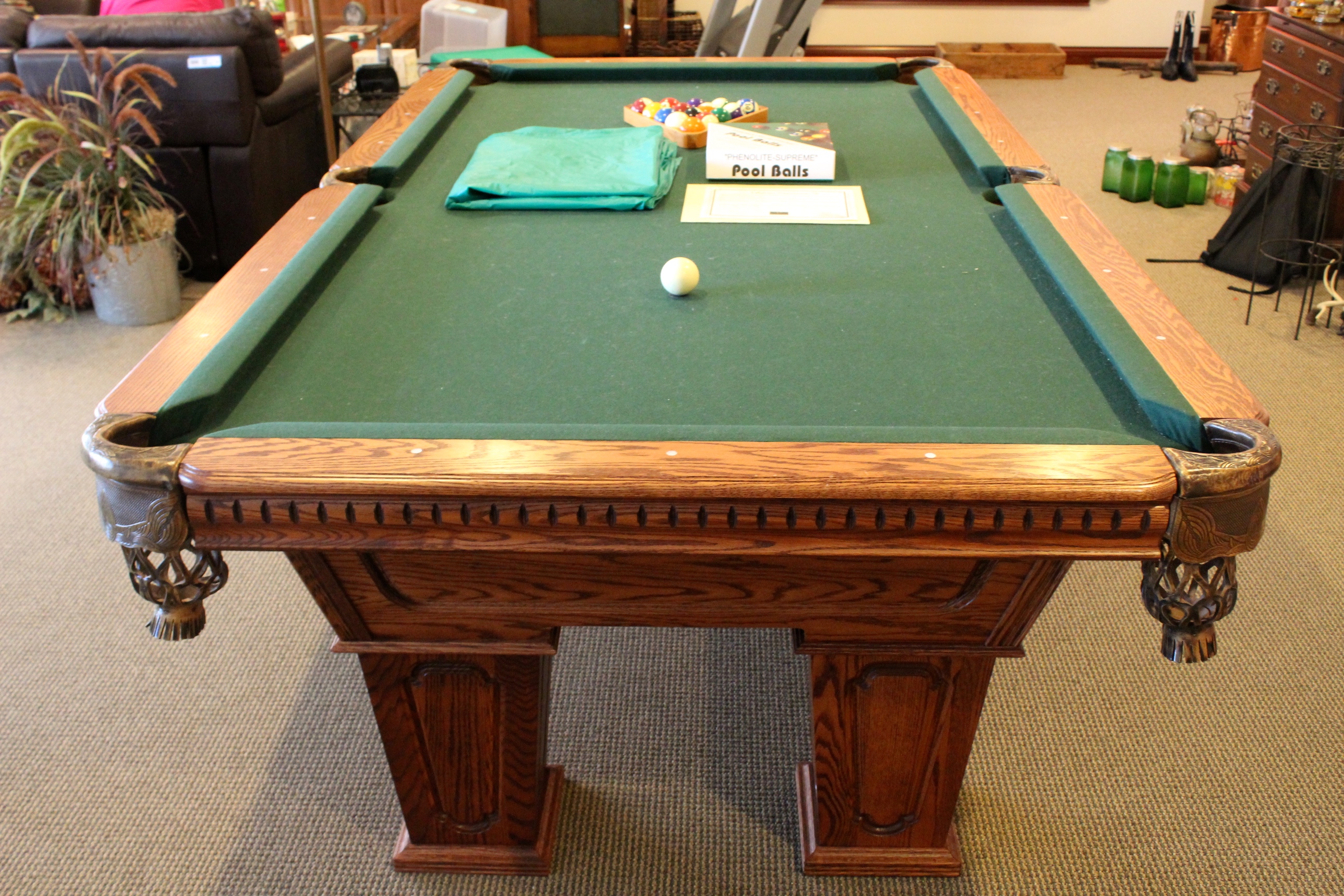Kasson Oak Billiards Table