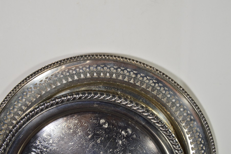 Assortment of Silver Plated Serving Items