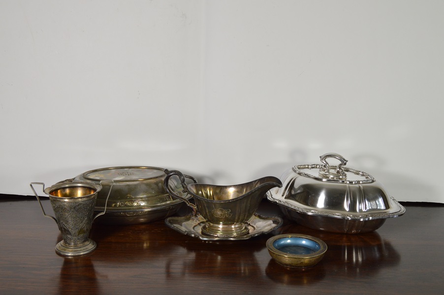 Assortment of Silver Plated Serving Items