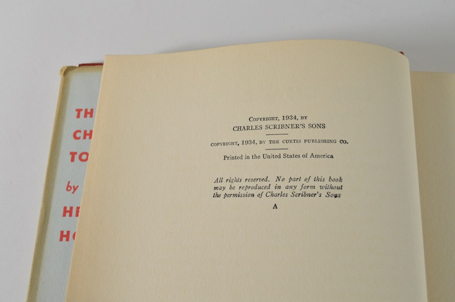 "The Challenge to Liberty" Signed by Author Herbert Hoover