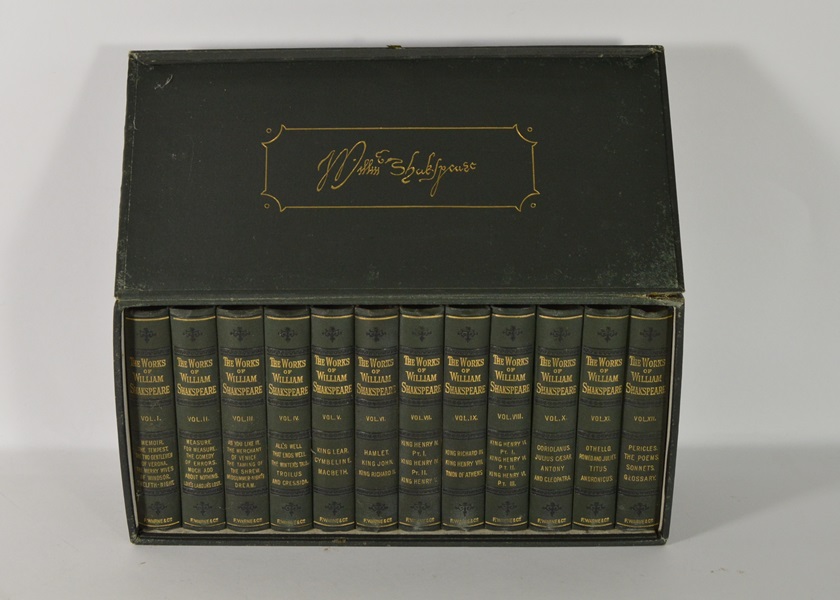 1893 The Works of William Shakespeare Boxed Set