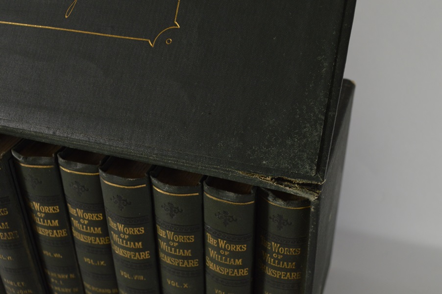 1893 The Works of William Shakespeare Boxed Set