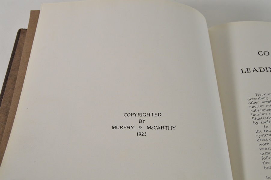 1930 Irish Heraldry and Irish Pedigrees Booklet