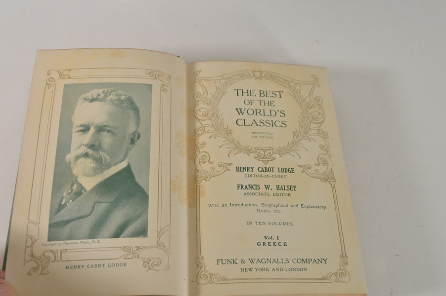 1909 Ten Volumes The Best of the Worlds Classics