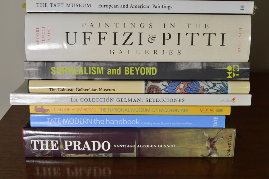 Assortment of Art Museum Books From Around the World