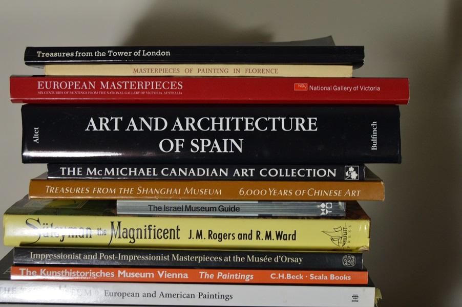 Assortment of Art Museum Books From Around the World