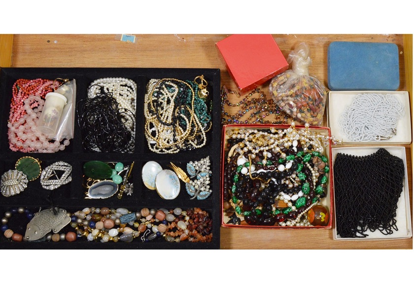 Assortment of Vintage Costume Jewelry