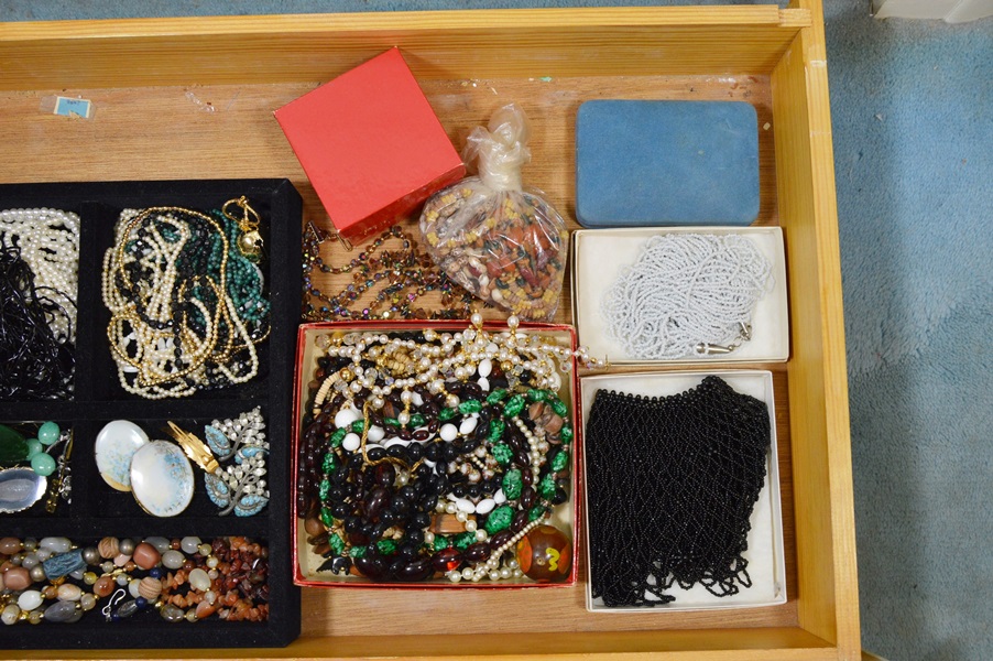Assortment of Vintage Costume Jewelry
