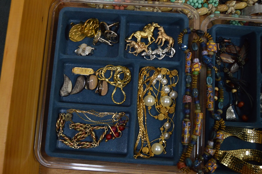 Assortment of Vintage Costume Jewelry