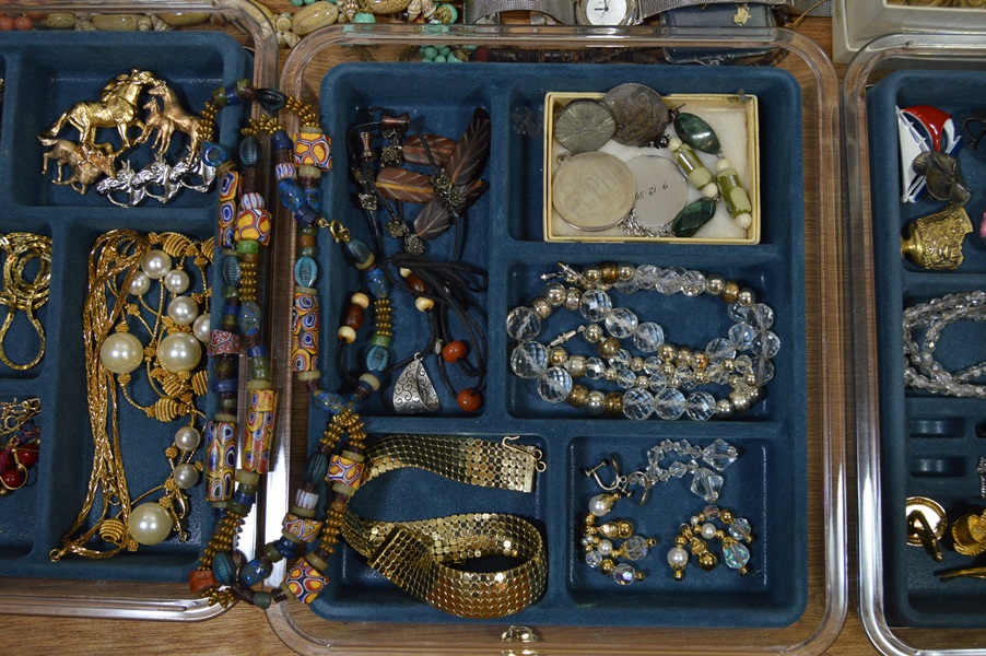 Assortment of Vintage Costume Jewelry